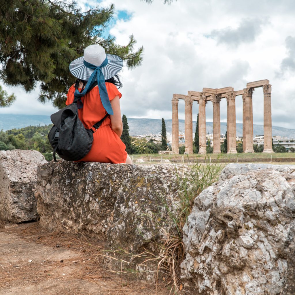 Atene Tempio di Zeus sito archeologico