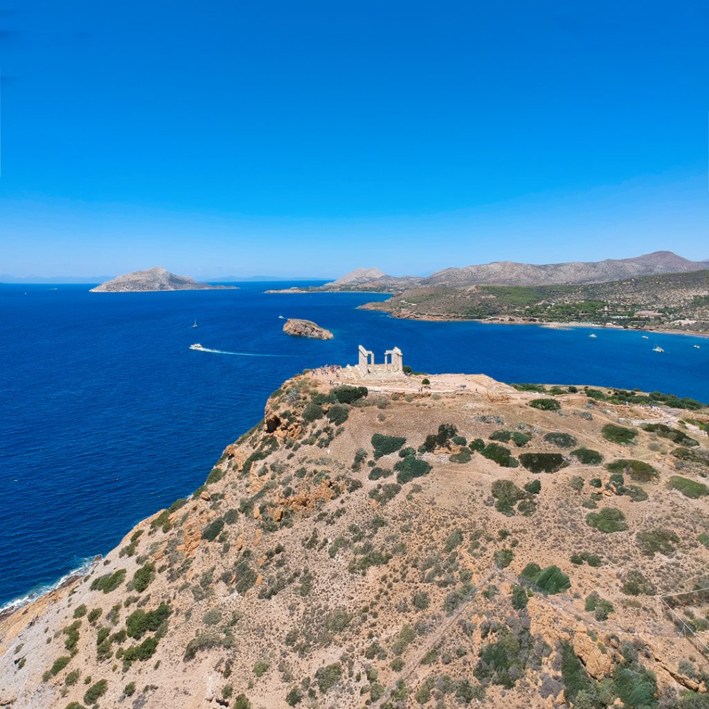 Capo Sunio Tempio Poseidone Atene Grecia