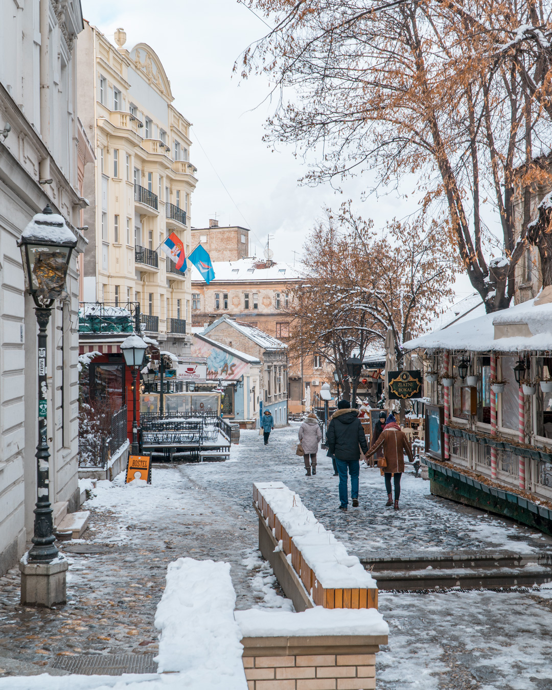 Skadarlija quartiere bohèmien di Belgrado