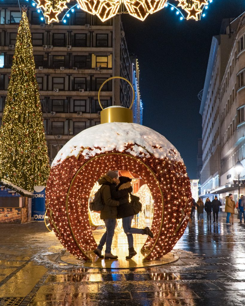 Luminarie natalizie Belgrado