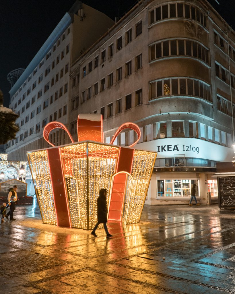 Luminarie natalizie Belgrado