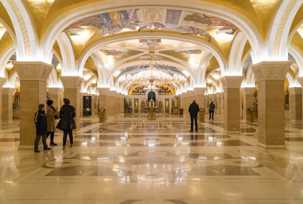 Il tempio di San Sava Belgrado cripta