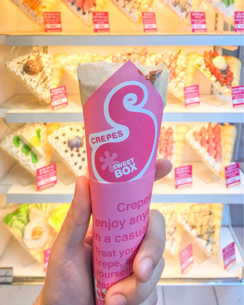 Street food giapponese: Crepes sweet box