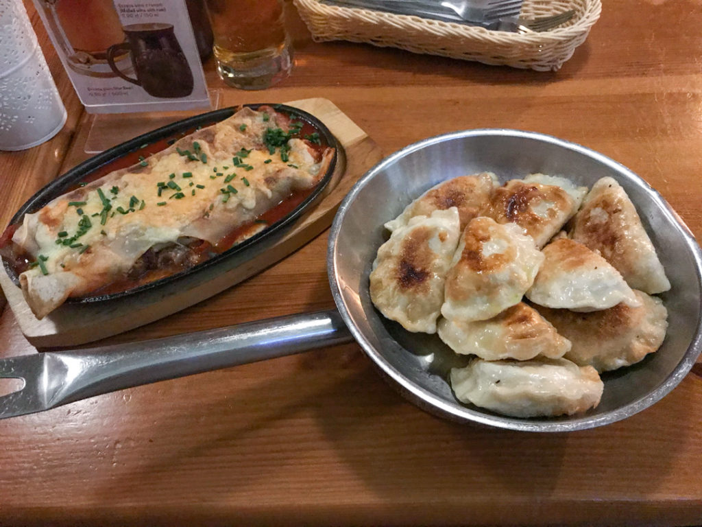 foto Varsavia piroghi Polonia cibo food