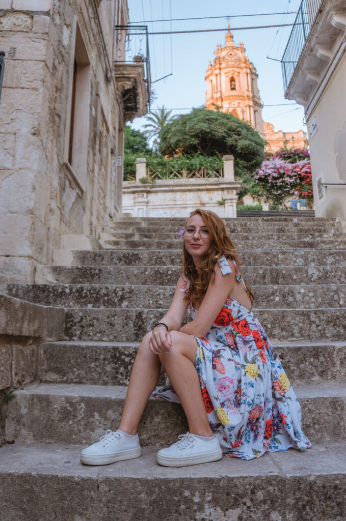 Sicilia ritratto ragazza capelli rossi