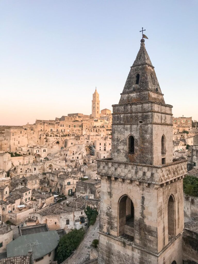 Matera Basilicata Italia on the road