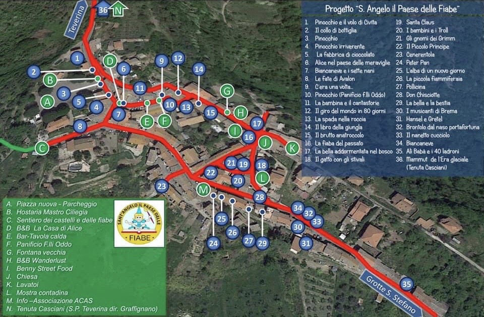 Mappa paese delle fiabe