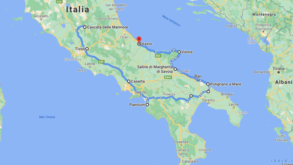 Italia on the road