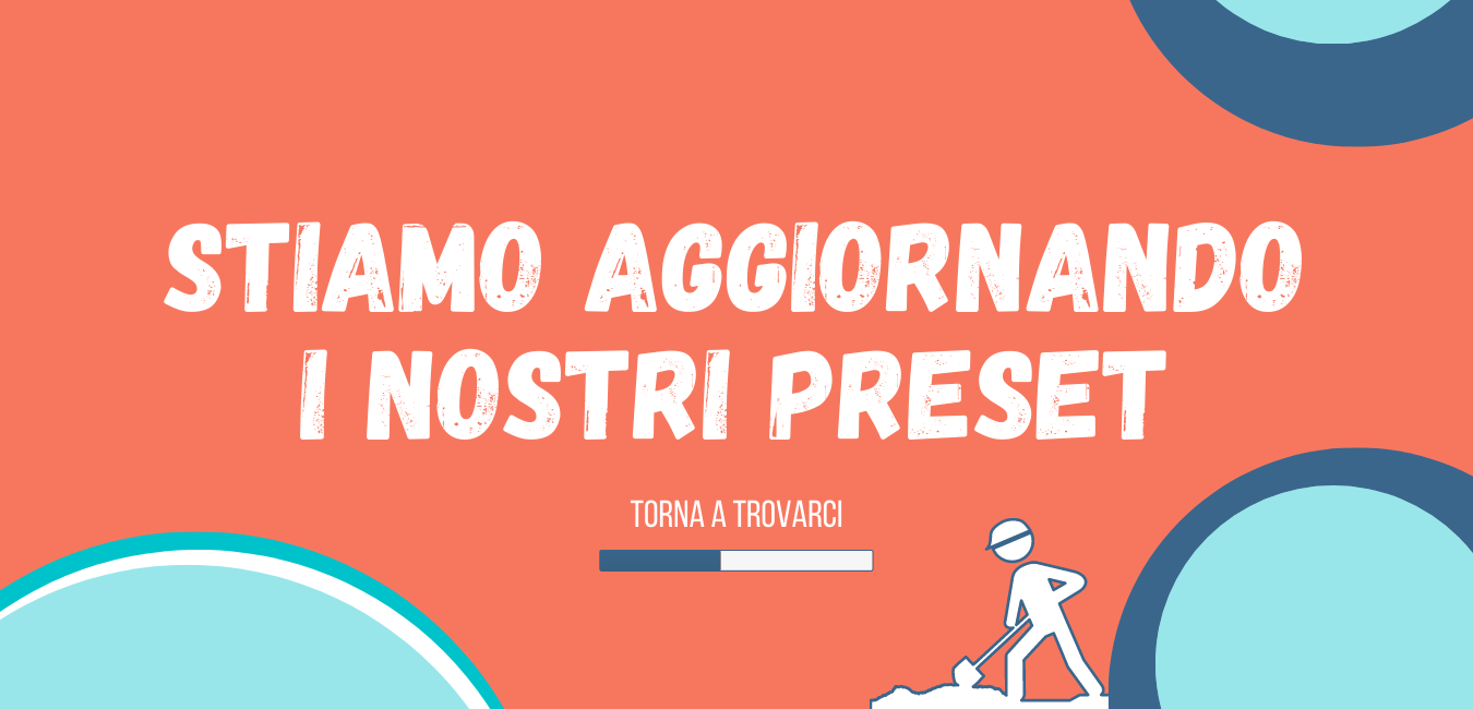 preset in aggiornamento