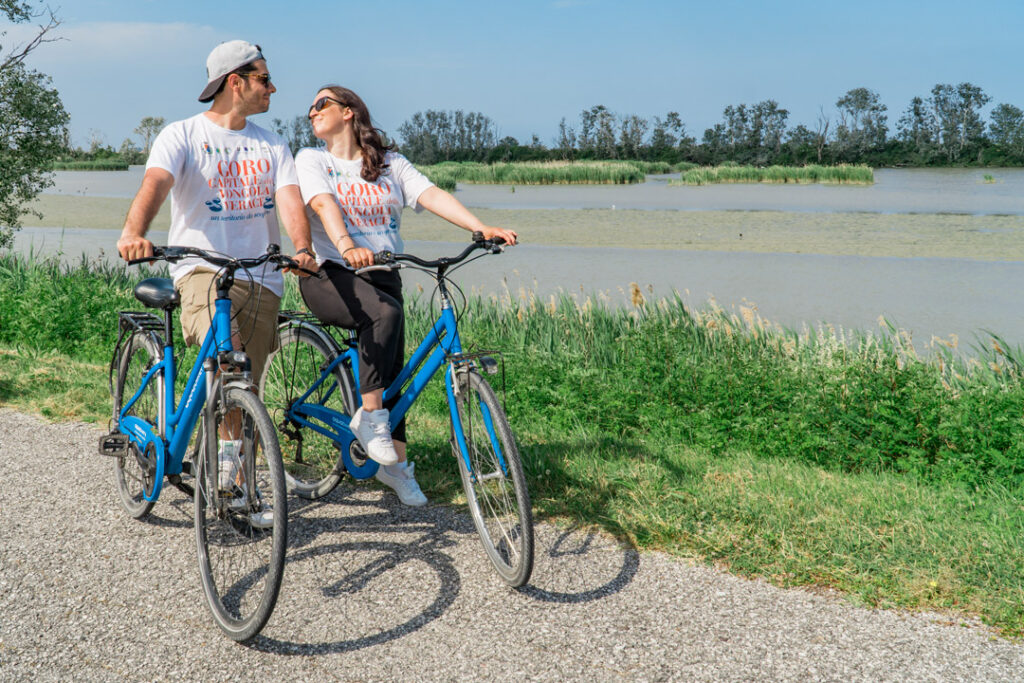 Destra del Fiume Po in bici Goro e Gorino