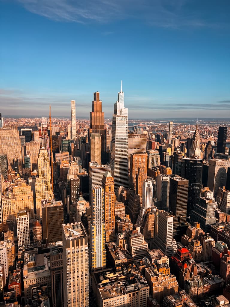 Skyline di Manhattan visto dall' Empire State Building