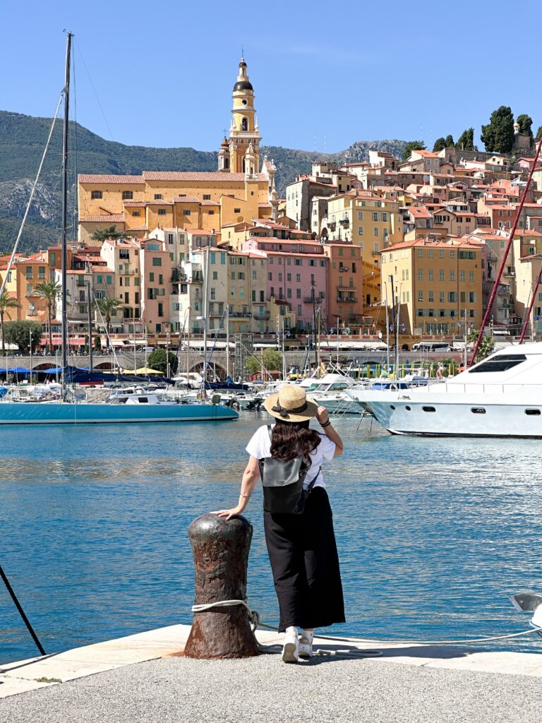 Porto turistico di Mentone sulla Costa Azzurra