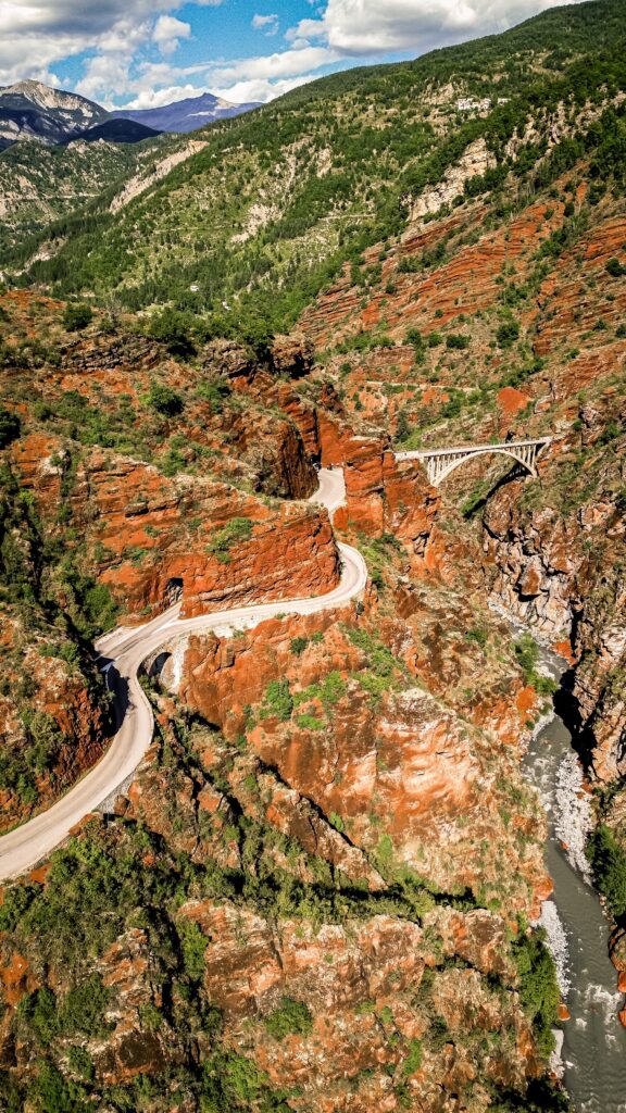 Pont du Galetas all'ingresso delle Gorges de Daluis