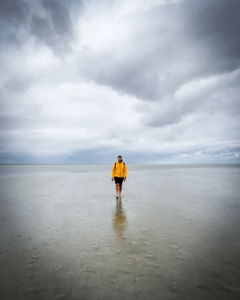 Escursione a piedi nella baia di Mont Saint-Michel